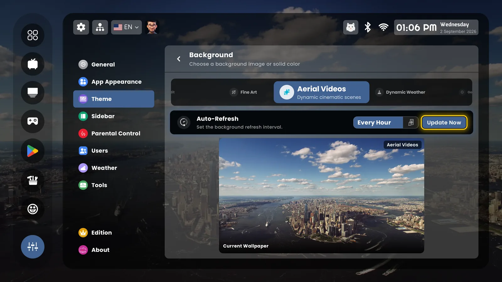 Aerial videos